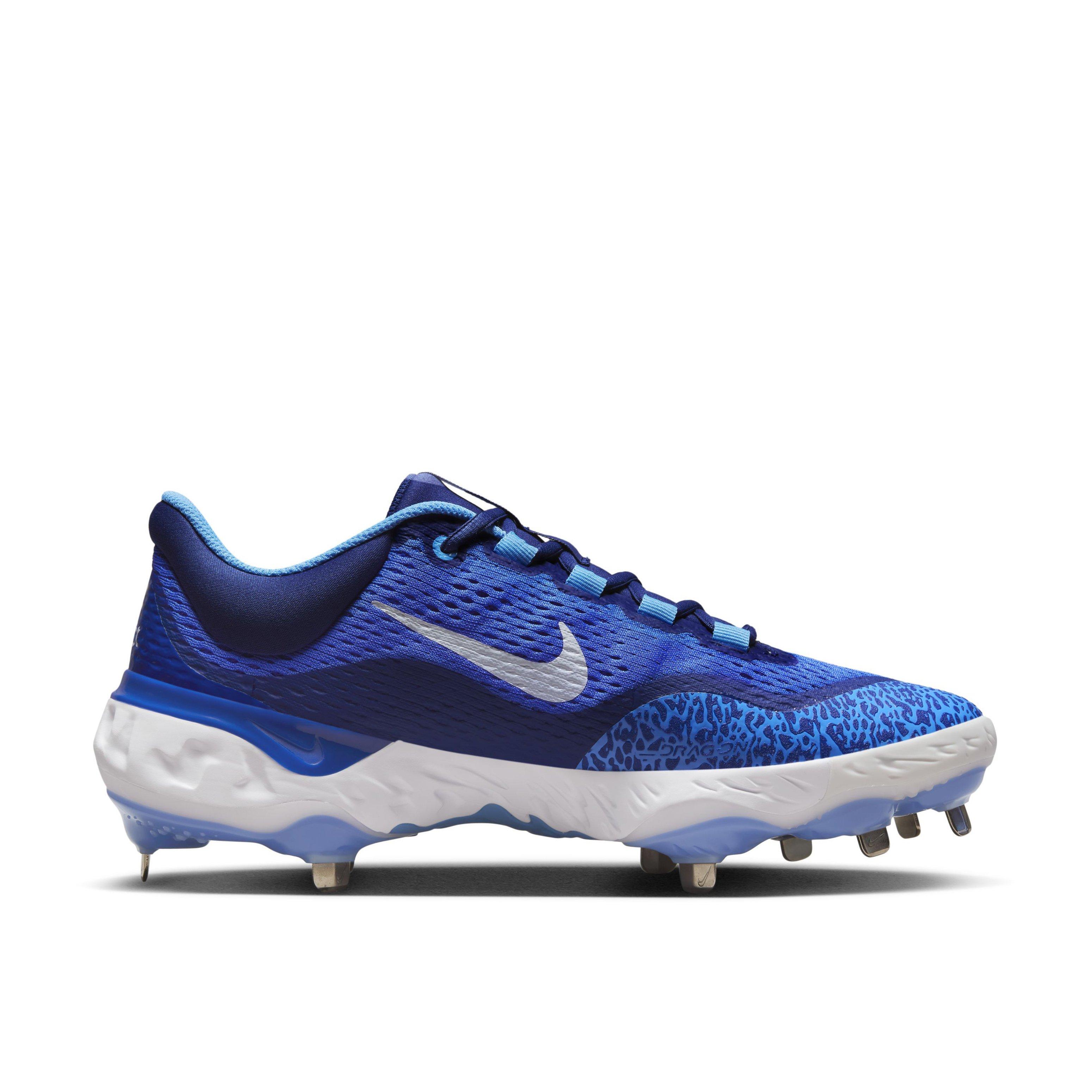 Blue nike huarache baseball on sale cleats